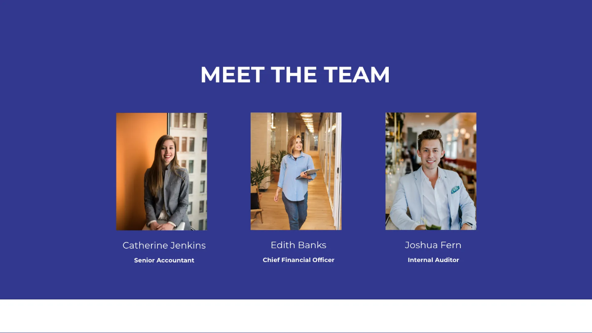 Free Financial Report Presentation Template to Edit Online