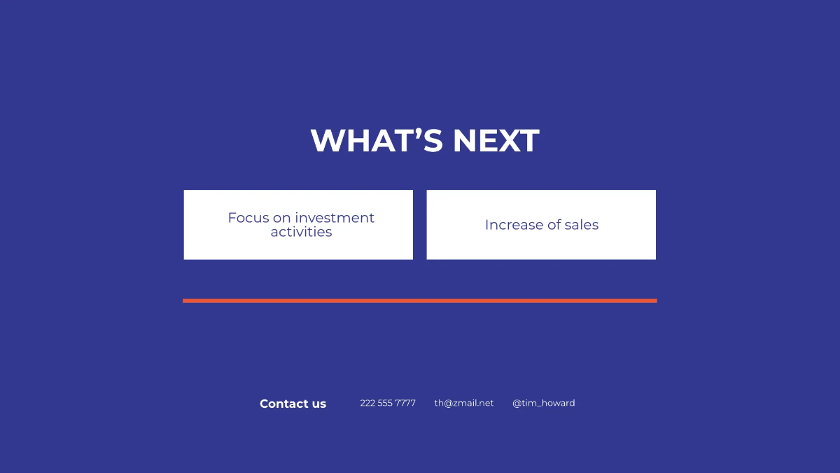 Free Financial Report Presentation Template to Edit Online