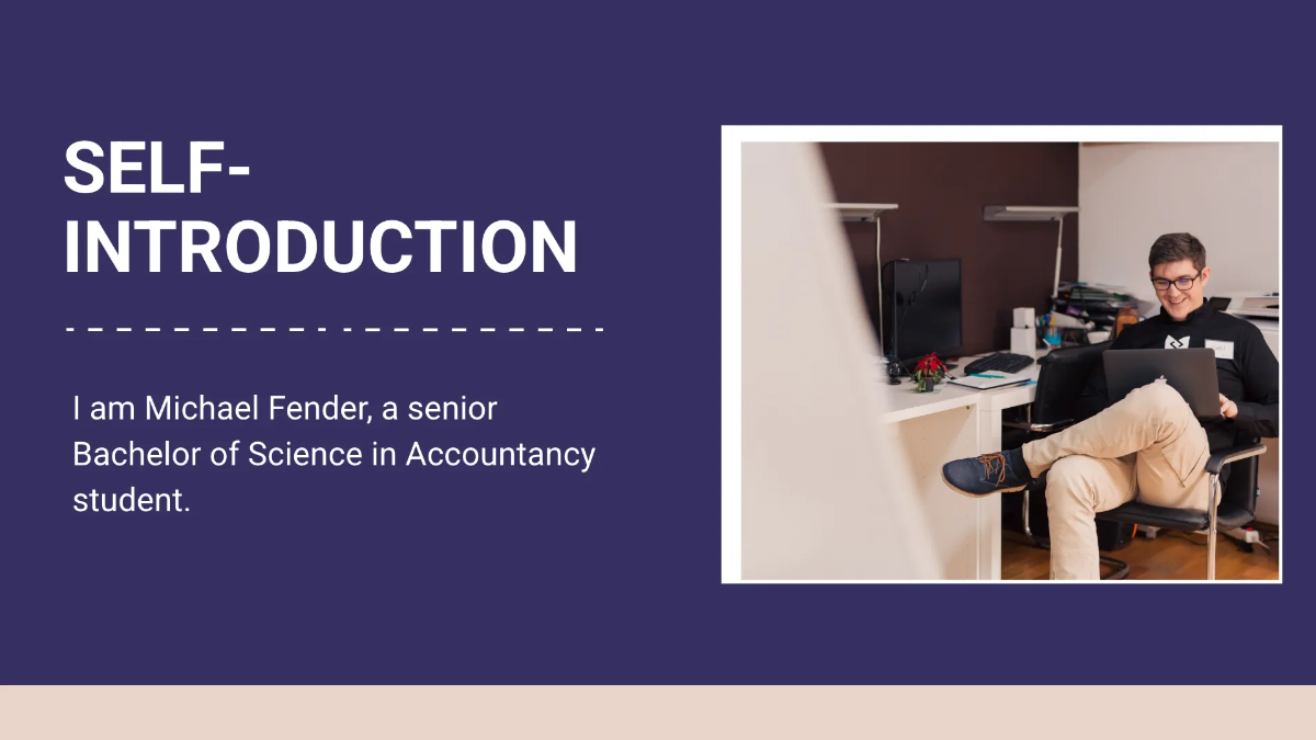 Free Internship Report Presentation Template to Edit Online