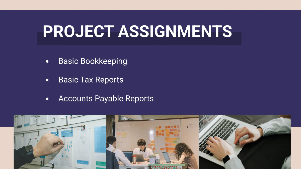 Free Internship Report Presentation Template to Edit Online