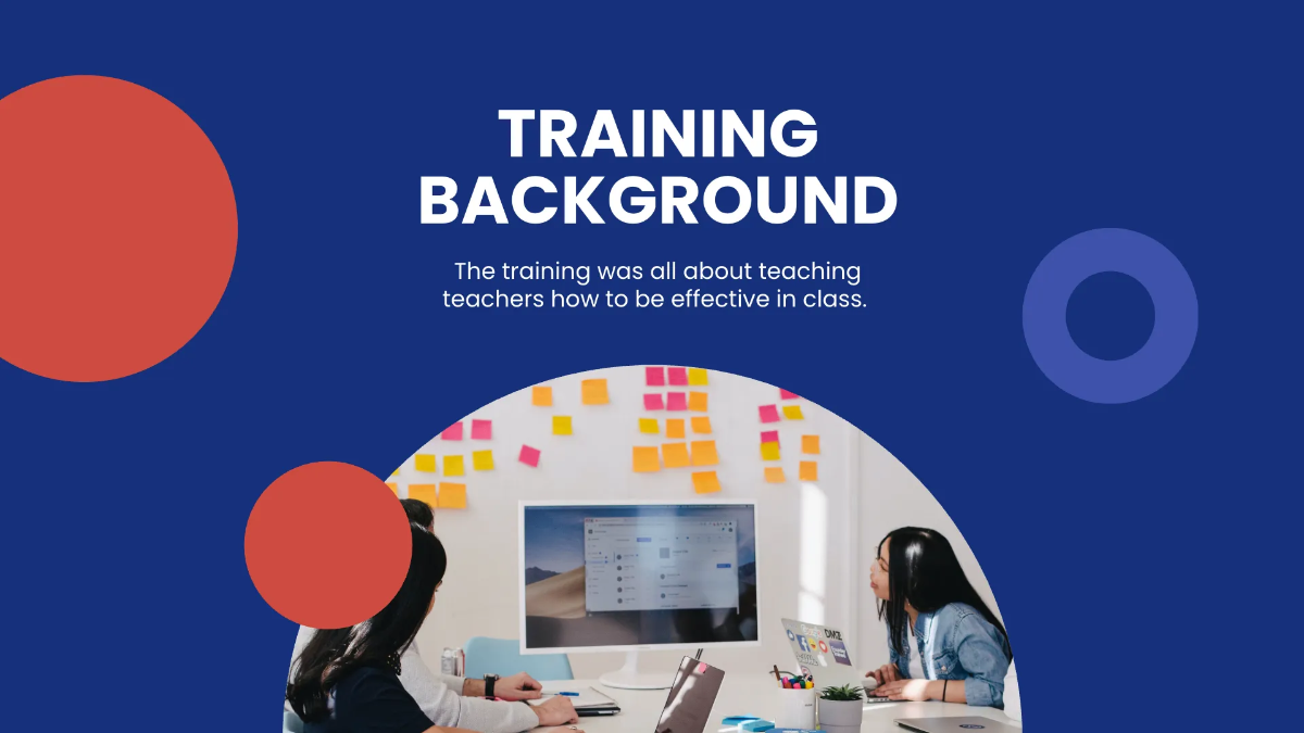Free Training Presentation Template to Edit Online