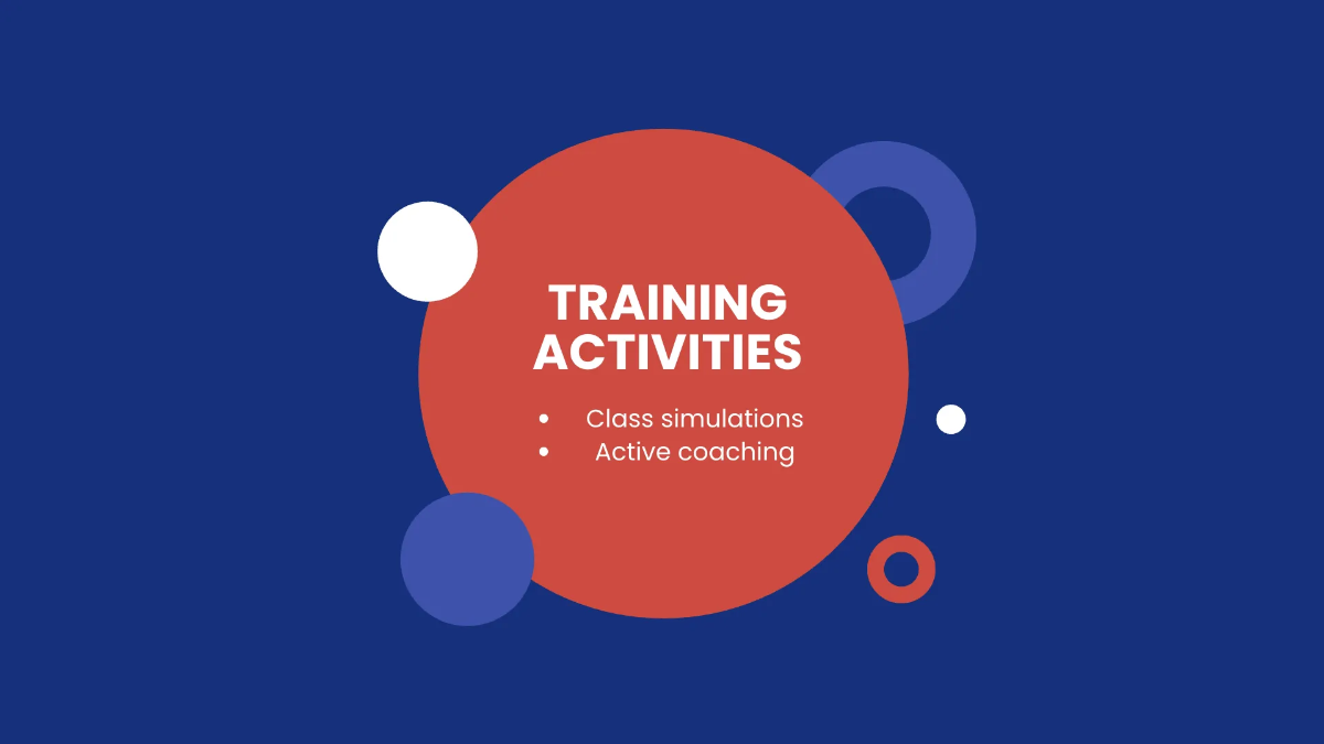 Free Training Presentation Template to Edit Online