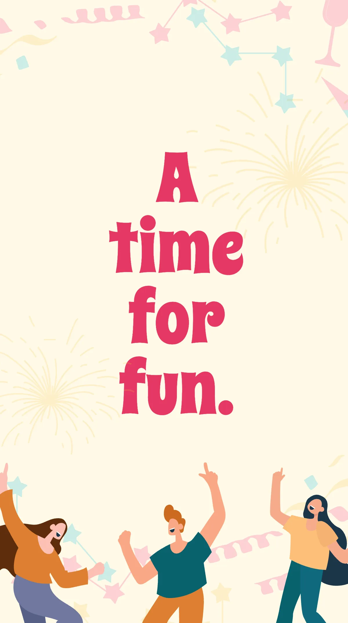 Free New Year's Day Instagram Story Template to Edit Online