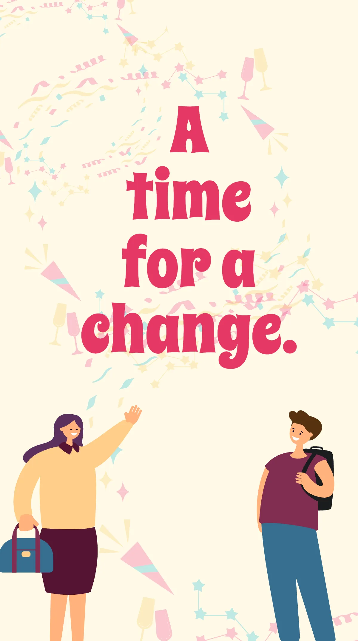 Free New Year's Day Instagram Story Template to Edit Online