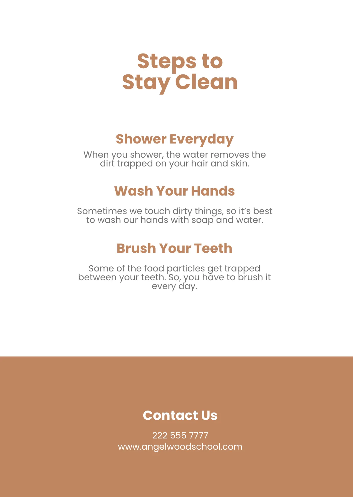 Free Educational Handout Template to Edit Online