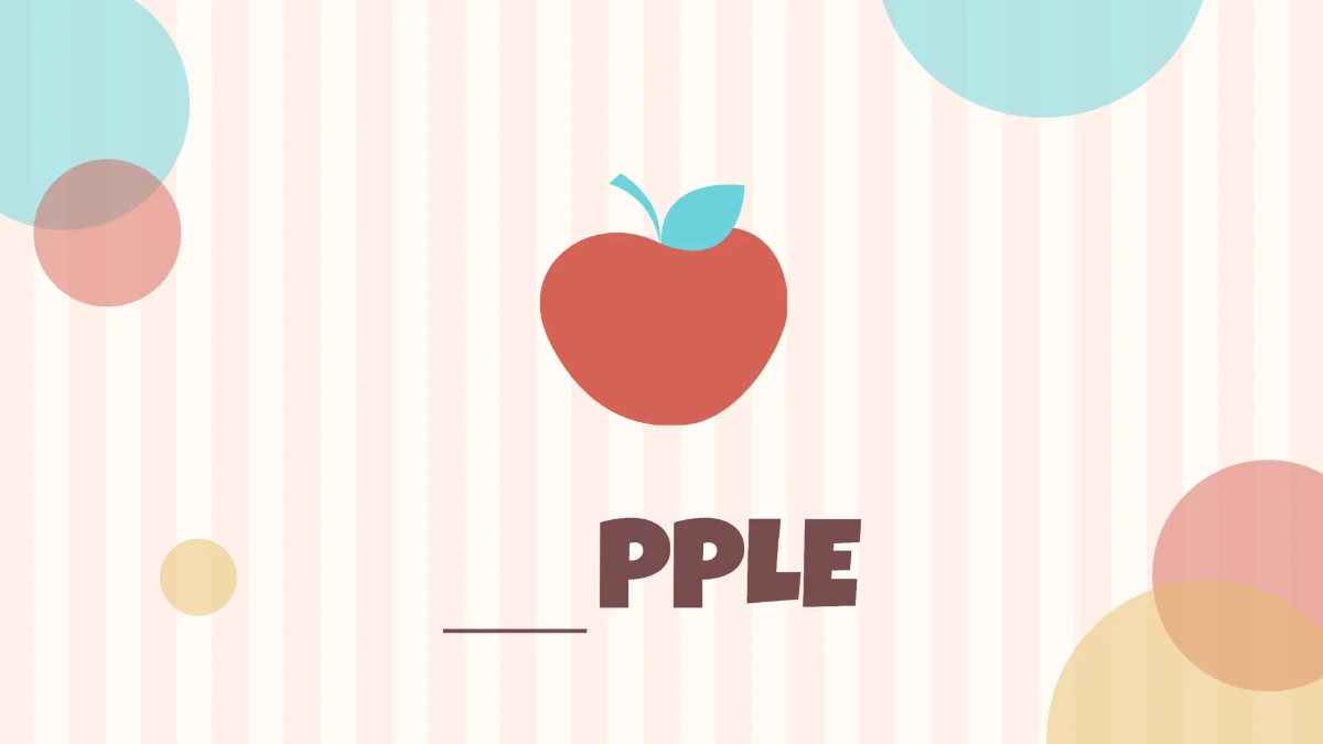 Free Alphabet Game Educational Presentation Template to Edit Online