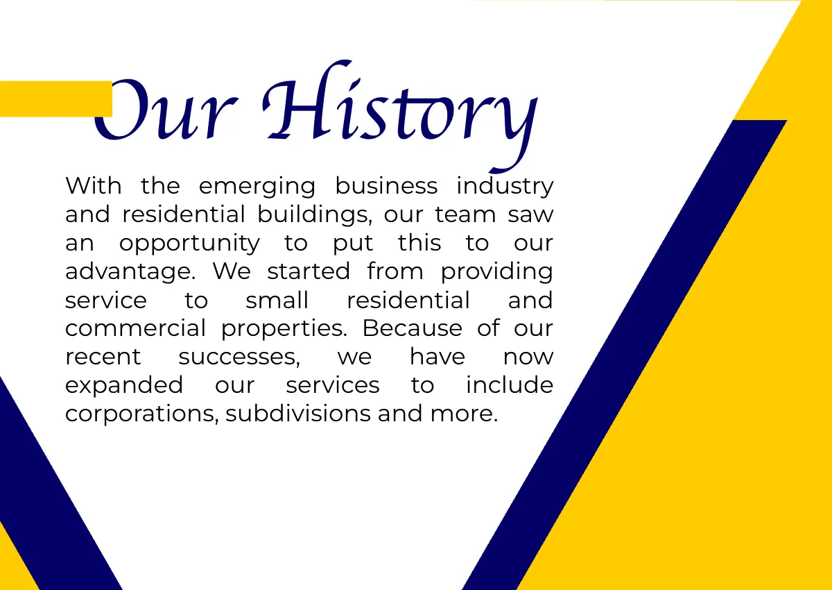 Free Security And Cleaning Company Profile Template to Edit Online