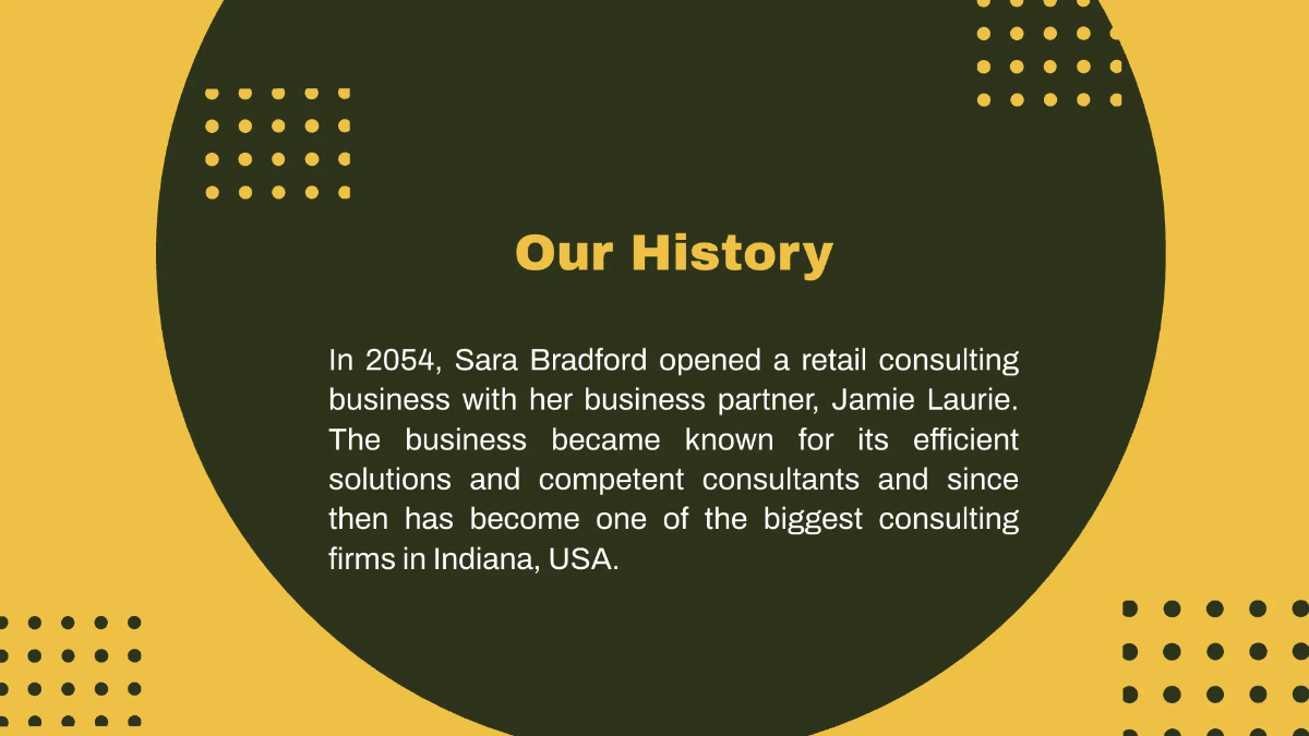 Free Consulting Services Company Profile Template to Edit Online