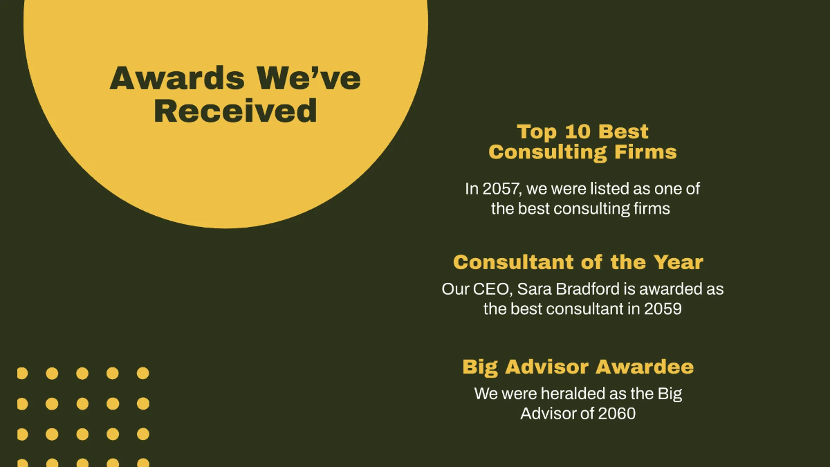 Free Consulting Services Company Profile Template to Edit Online