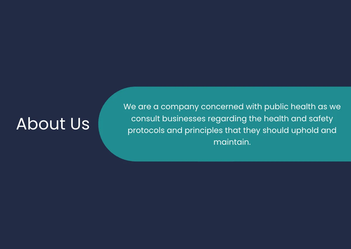 Free Health And Safety Consulting Company Profile Template to Edit Online