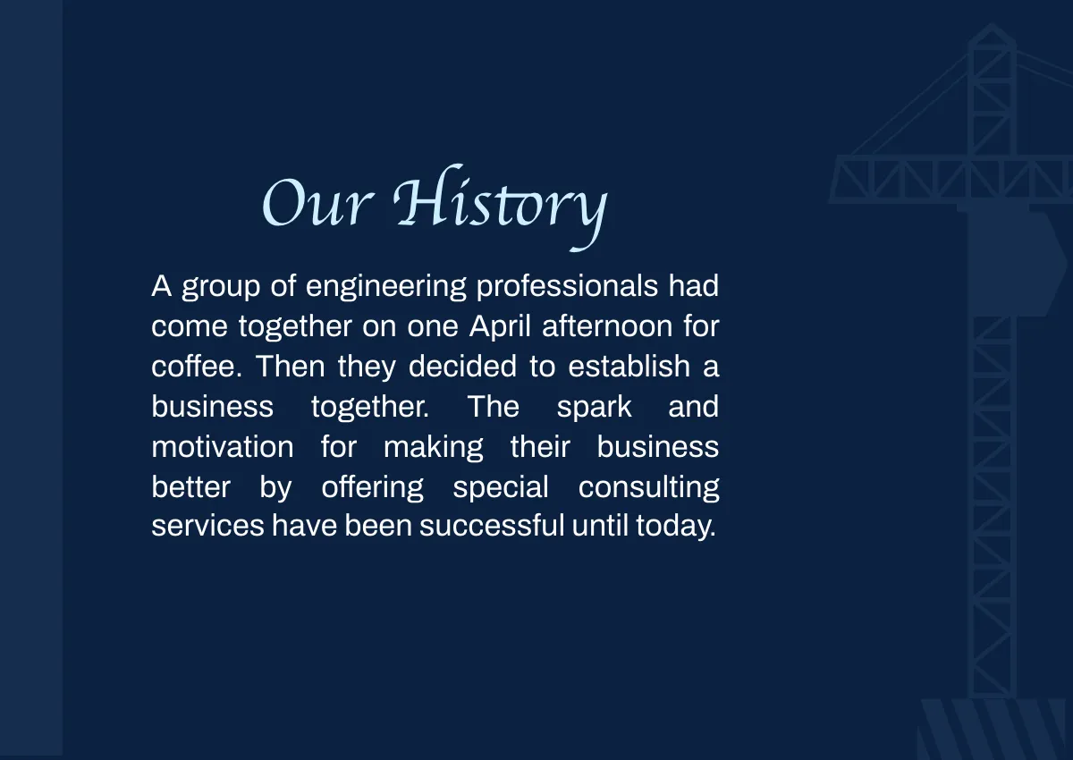 Free Engineering Consulting Company Profile Template to Edit Online