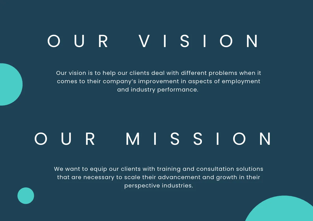 Free Consulting And Training Company Profile Template to Edit Online