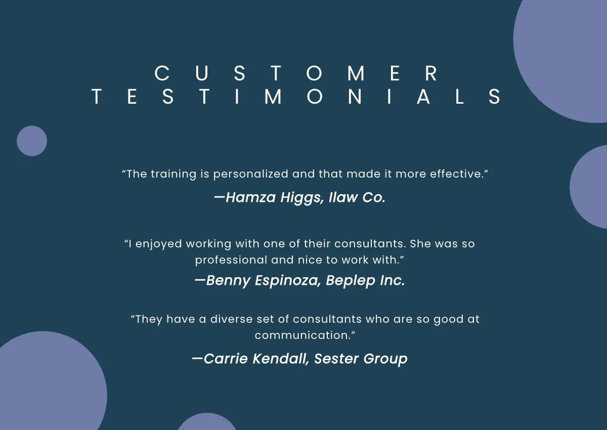 Free Consulting And Training Company Profile Template to Edit Online