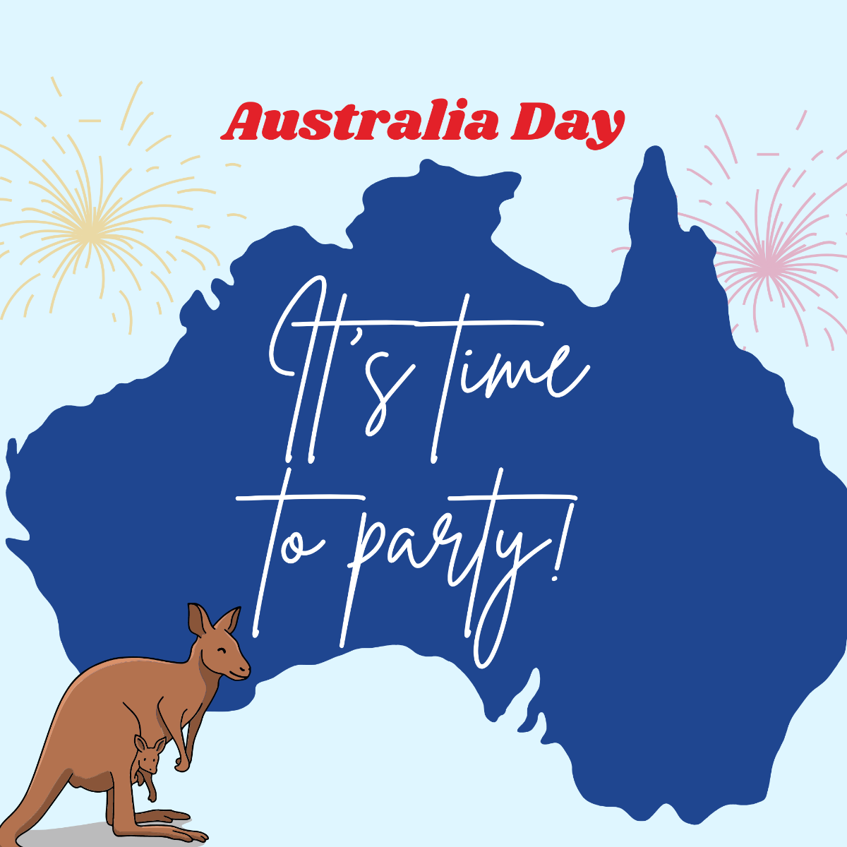 Free Australia Day FB Post