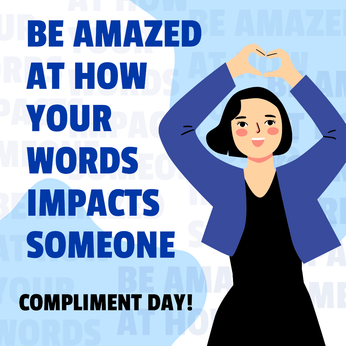 National Compliment Day FB Post Template