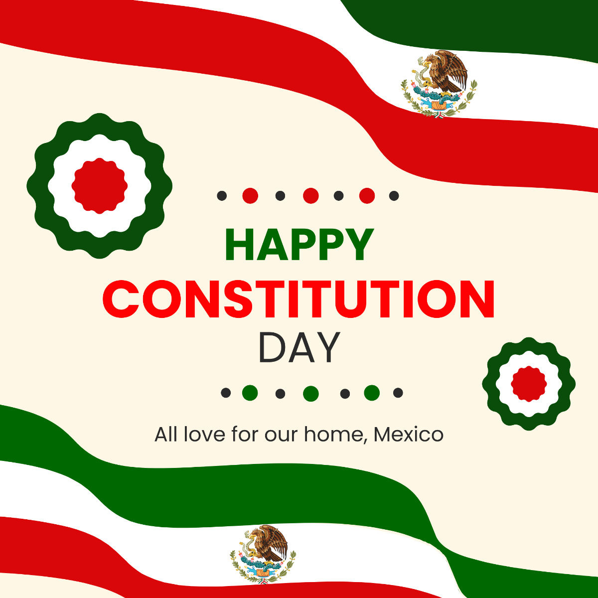 Free Mexico Constitution Day FB Post