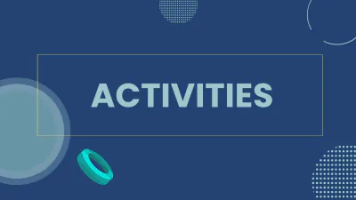 Free Activity Planning PowerPoint Template to Edit Online