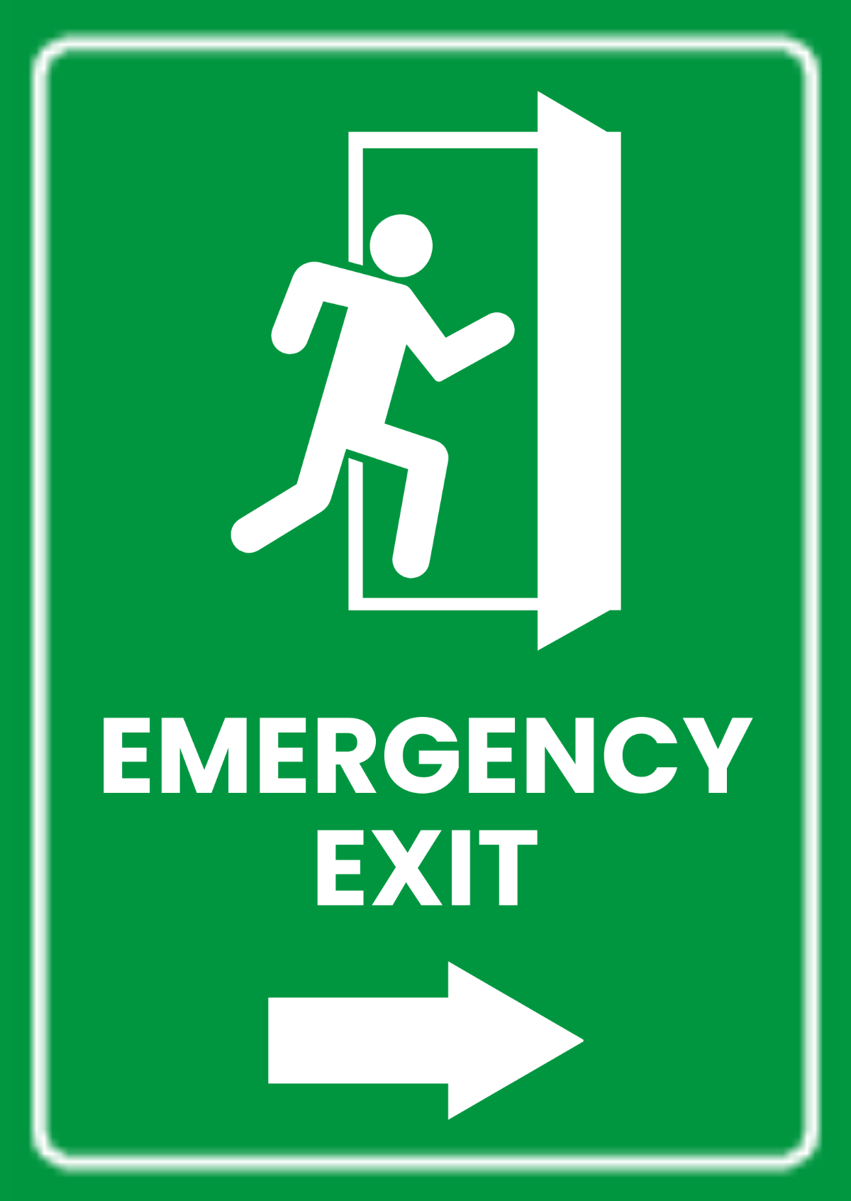 School Emergency Sign Template