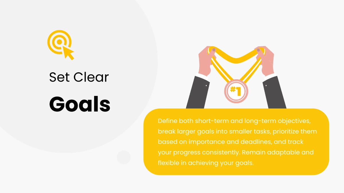 Free Time Management Presentation Template to Edit Online