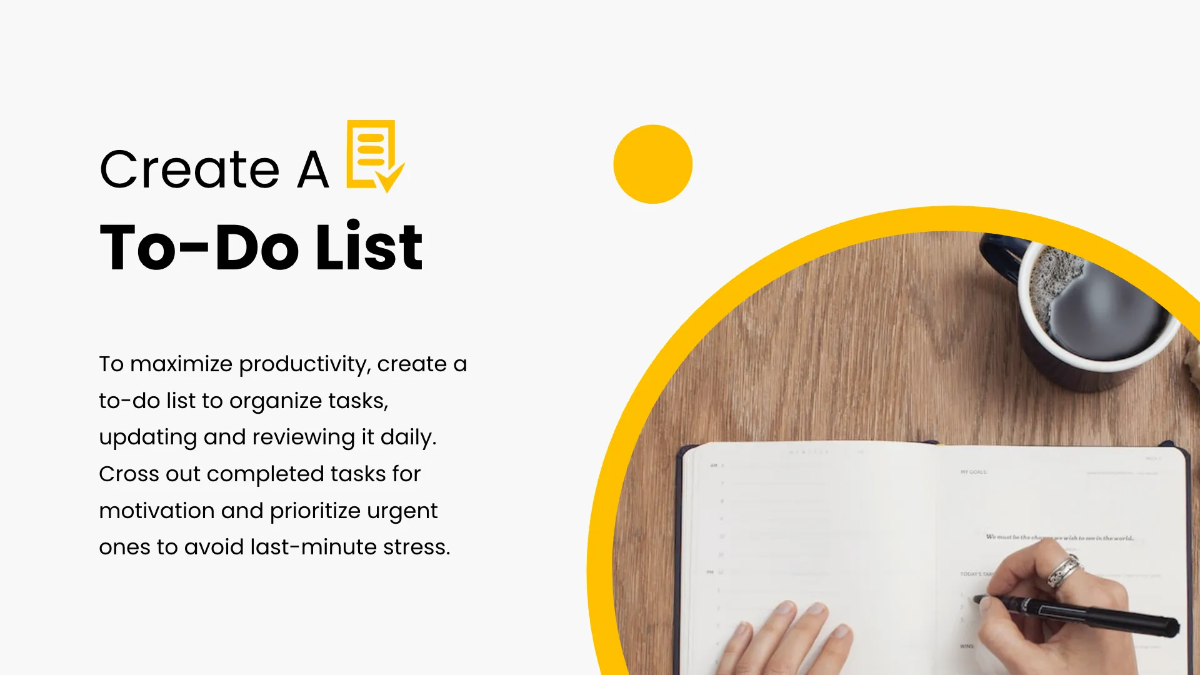 Free Time Management Presentation Template to Edit Online