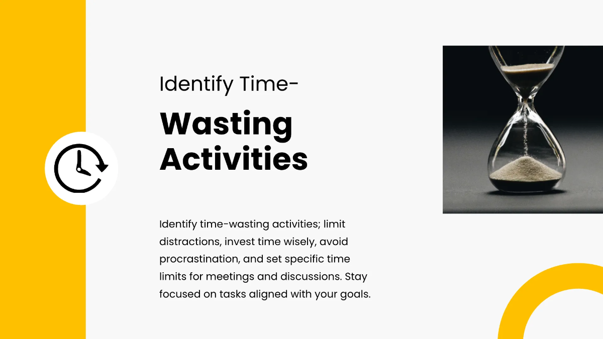 Free Time Management Presentation Template to Edit Online