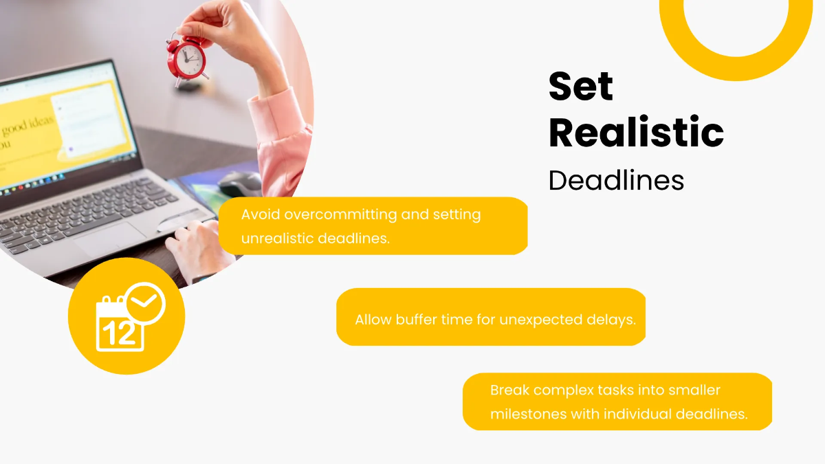 Free Time Management Presentation Template to Edit Online