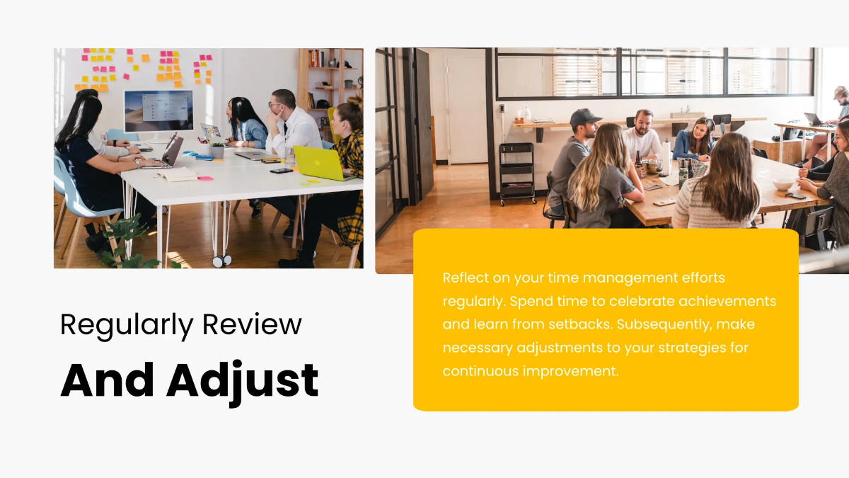 Free Time Management Presentation Template to Edit Online