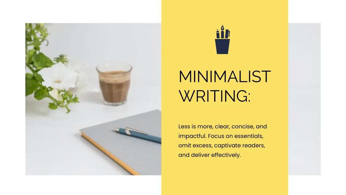 Free Minimalist  Template to Edit Online