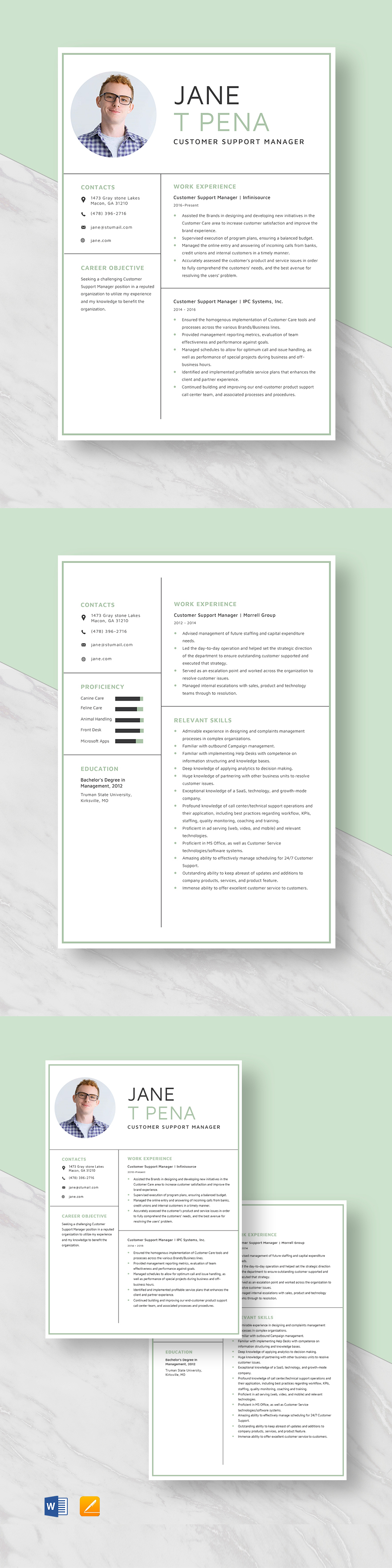 customer-support-engineer-resume-template-word-apple-pages