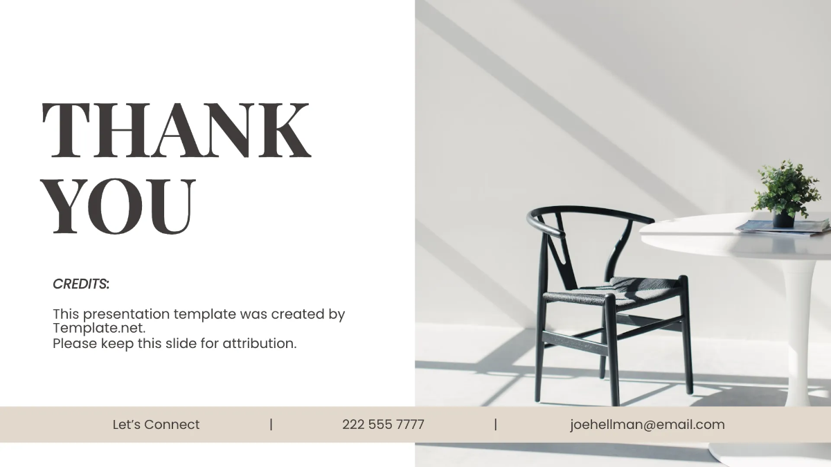 Free Interior Designer Presentation Template to Edit Online