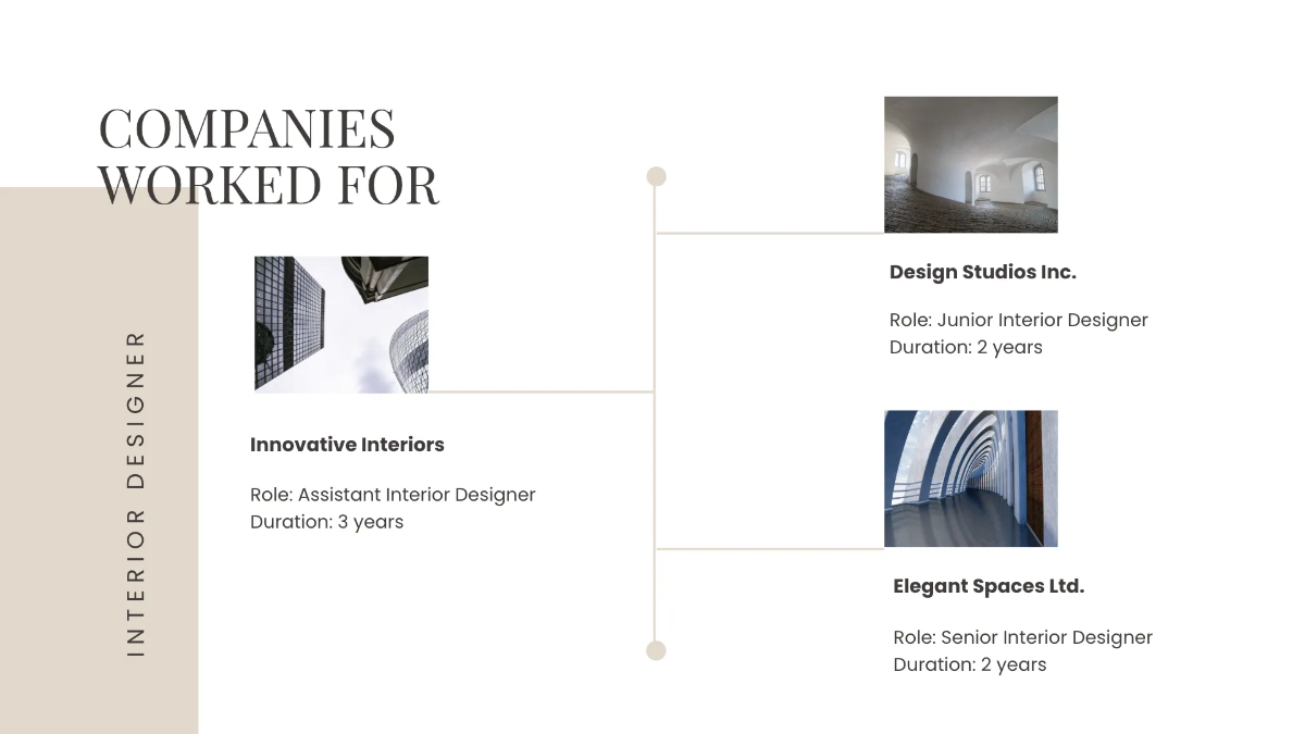 Free Interior Designer Presentation Template to Edit Online