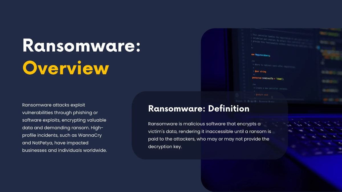 Free Cyber Security Presentation Template to Edit Online