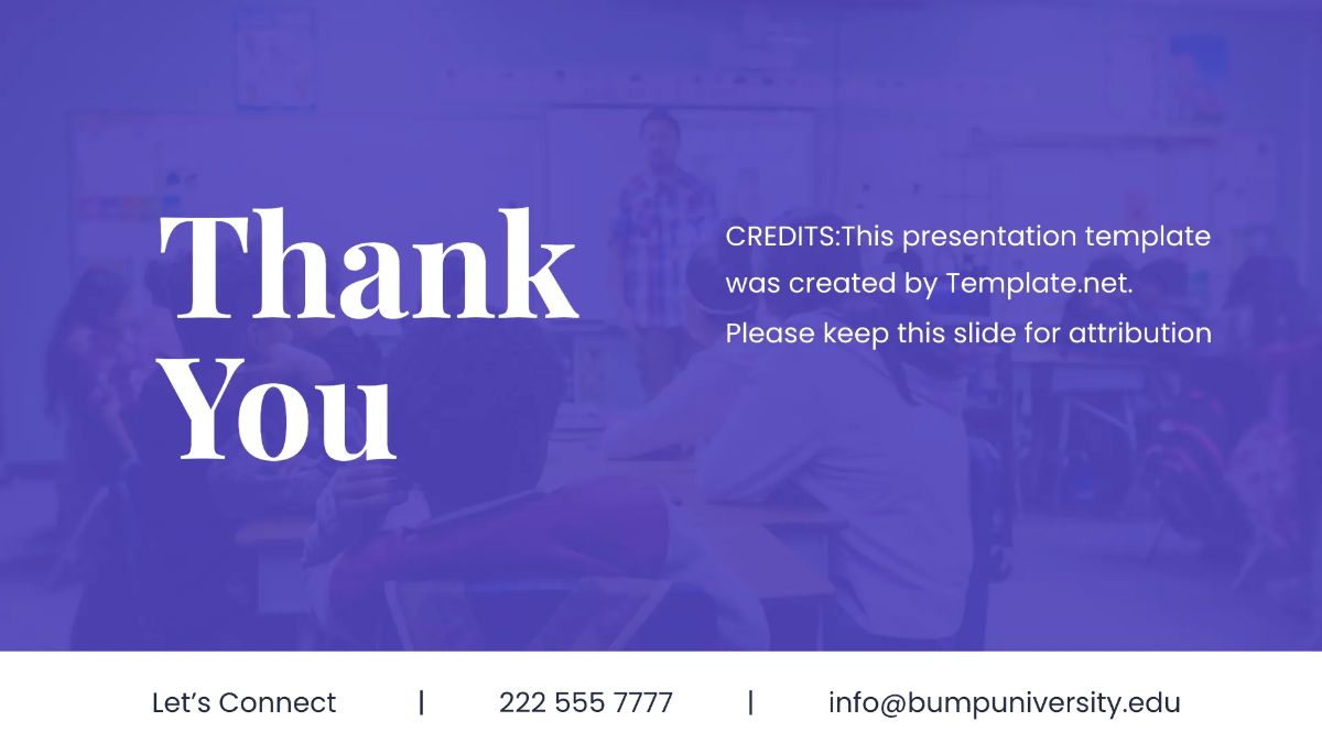 Free Classroom Presentation Template to Edit Online
