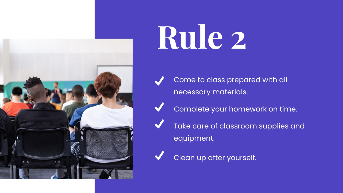 Free Classroom Presentation Template to Edit Online