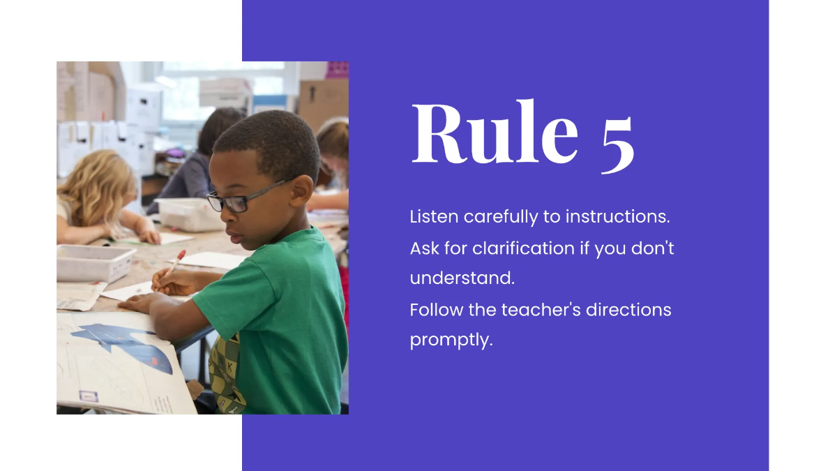 Free Classroom Presentation Template to Edit Online