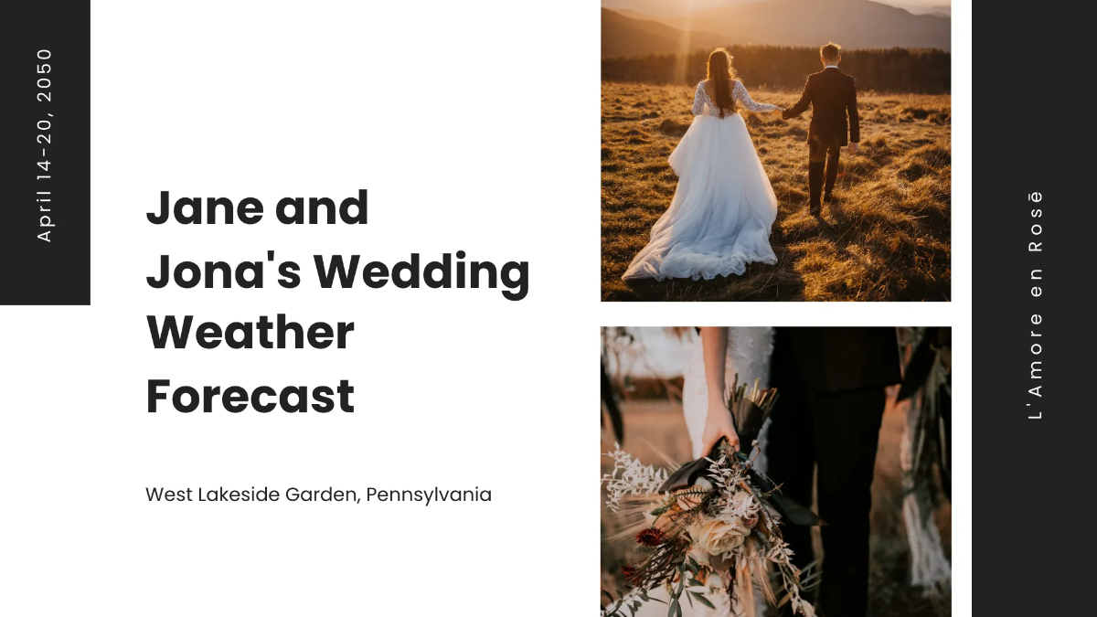 Free Weather Forecast Presentation Template to Edit Online