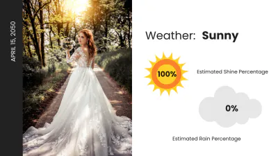 Free Weather Forecast Presentation Template to Edit Online