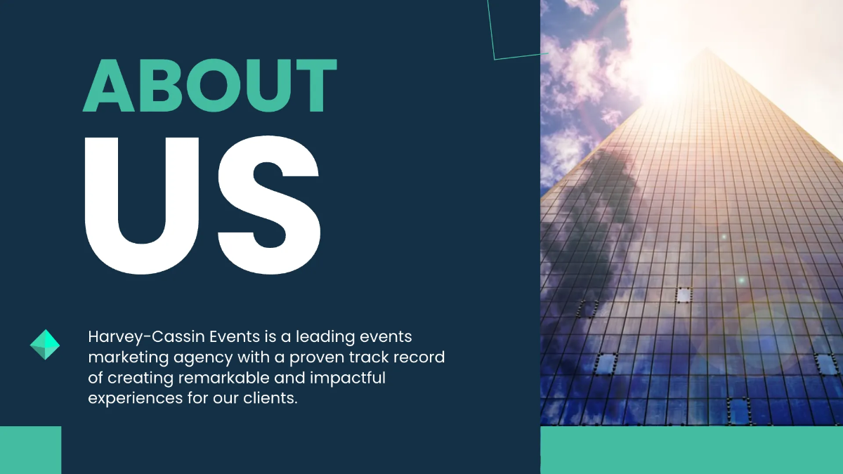 Free Events Marketing Agency Presentation Template to Edit Online