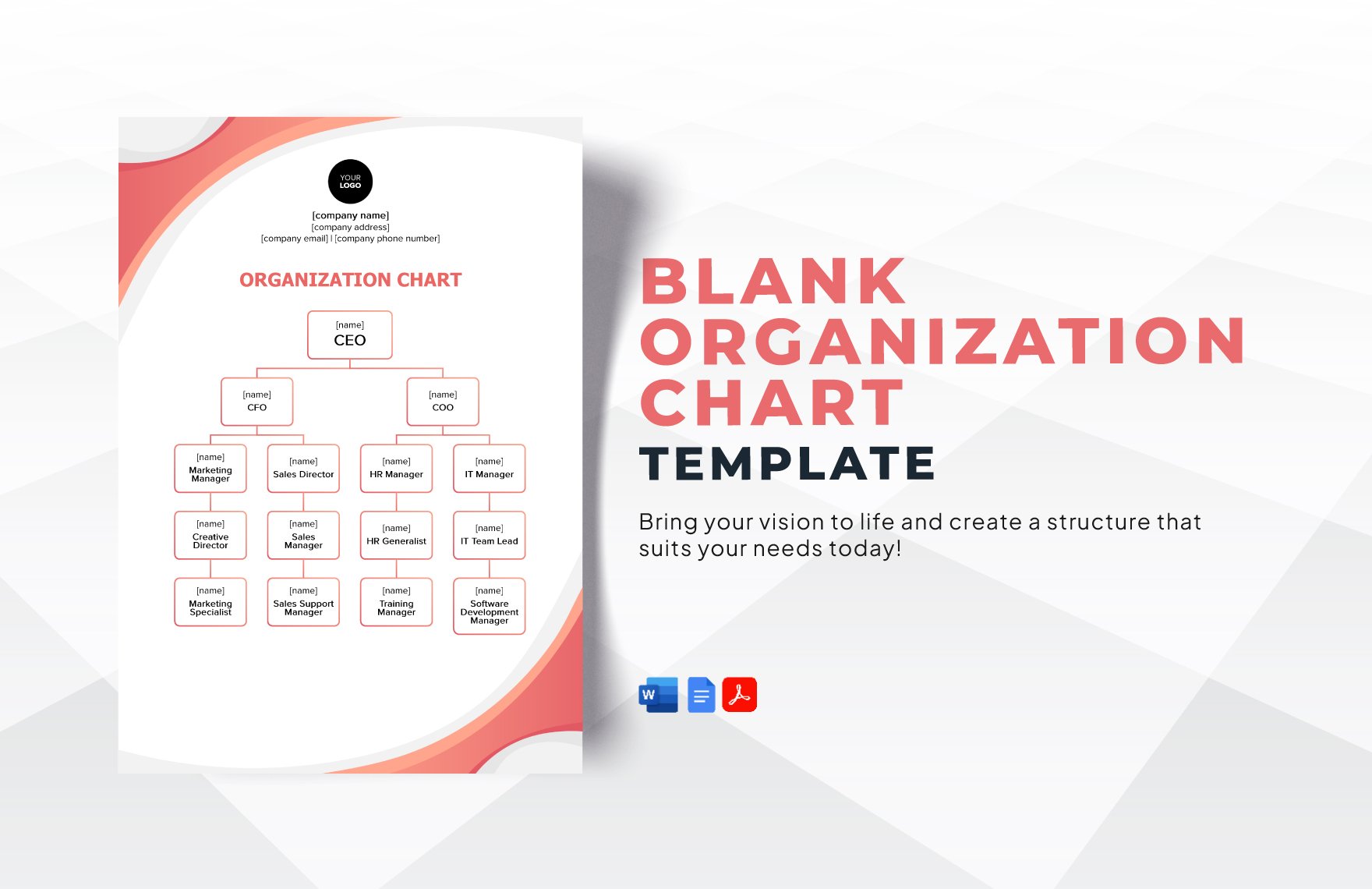 Blank Organization Chart Template