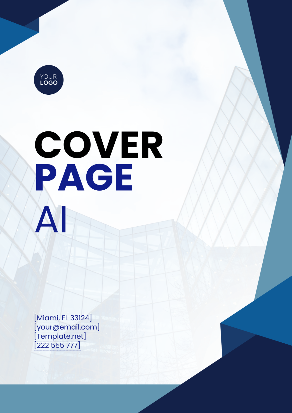 Cover Page AI Template