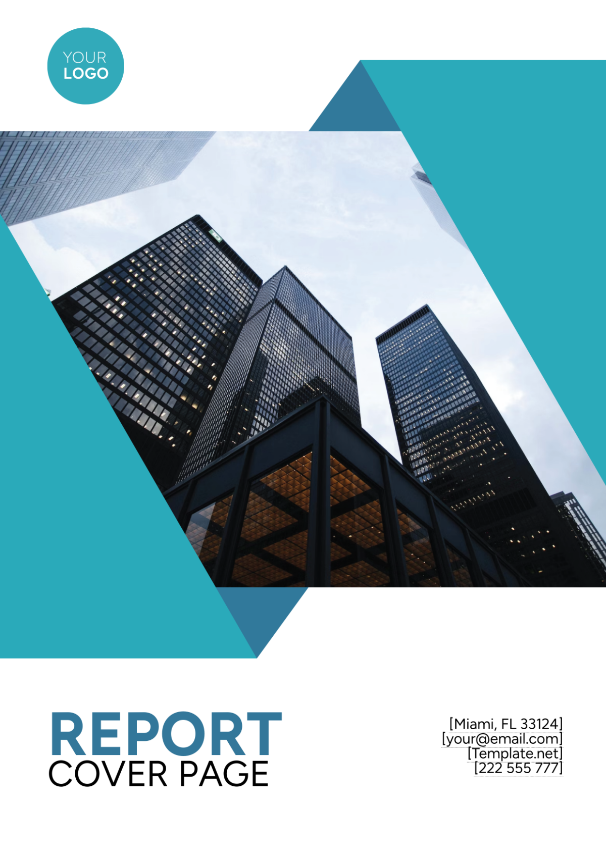 Report Cover Page Template - Edit Online & Download Example | Template.net