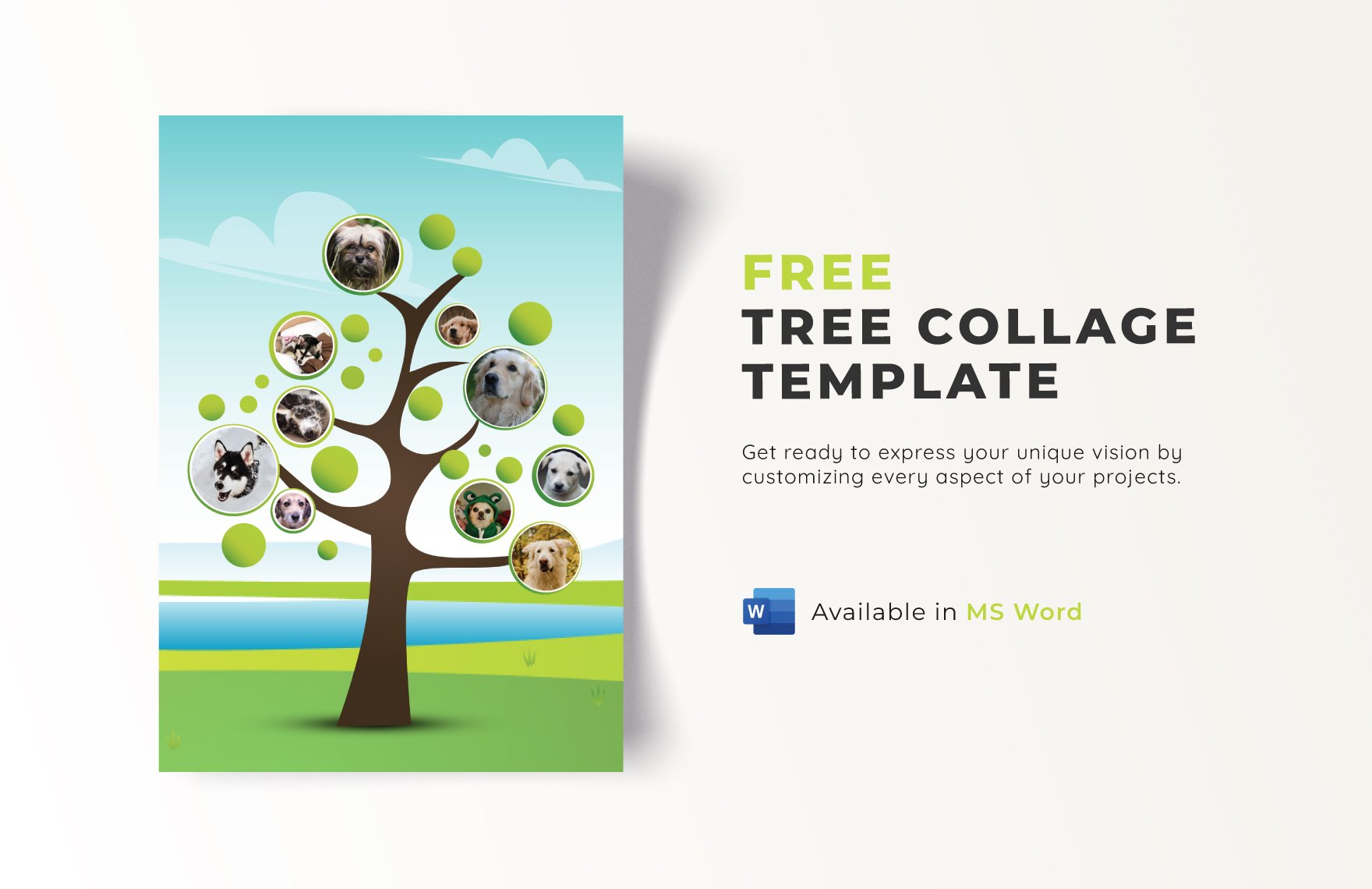 Tree Collage Template