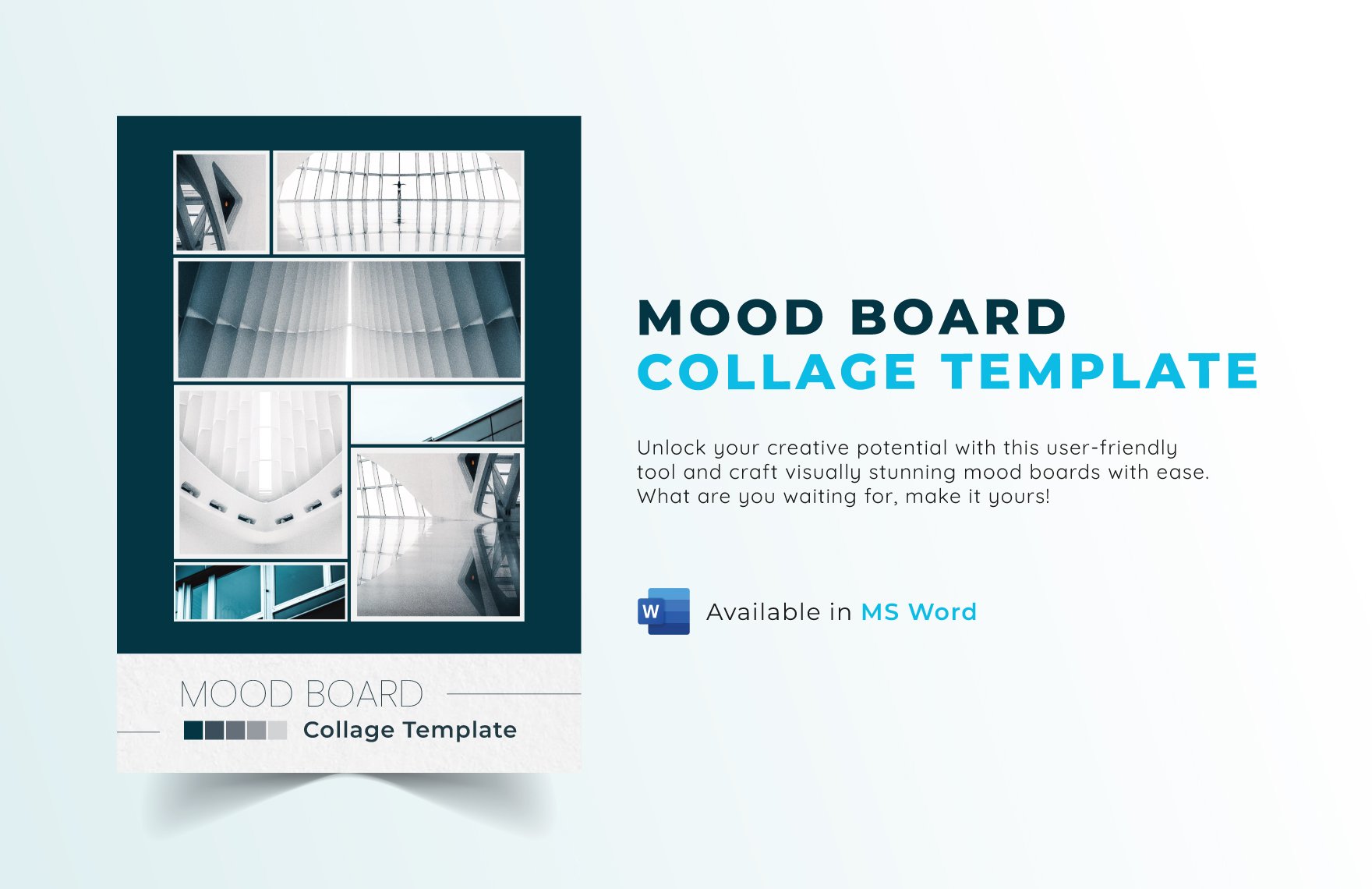 Mood Board Collage Template