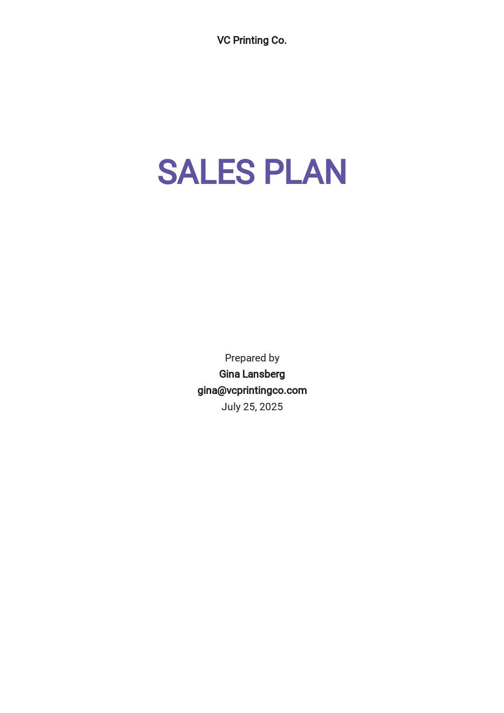printing service business plan pdf