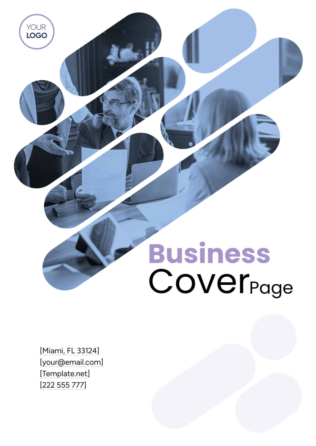 Business Cover Page Template