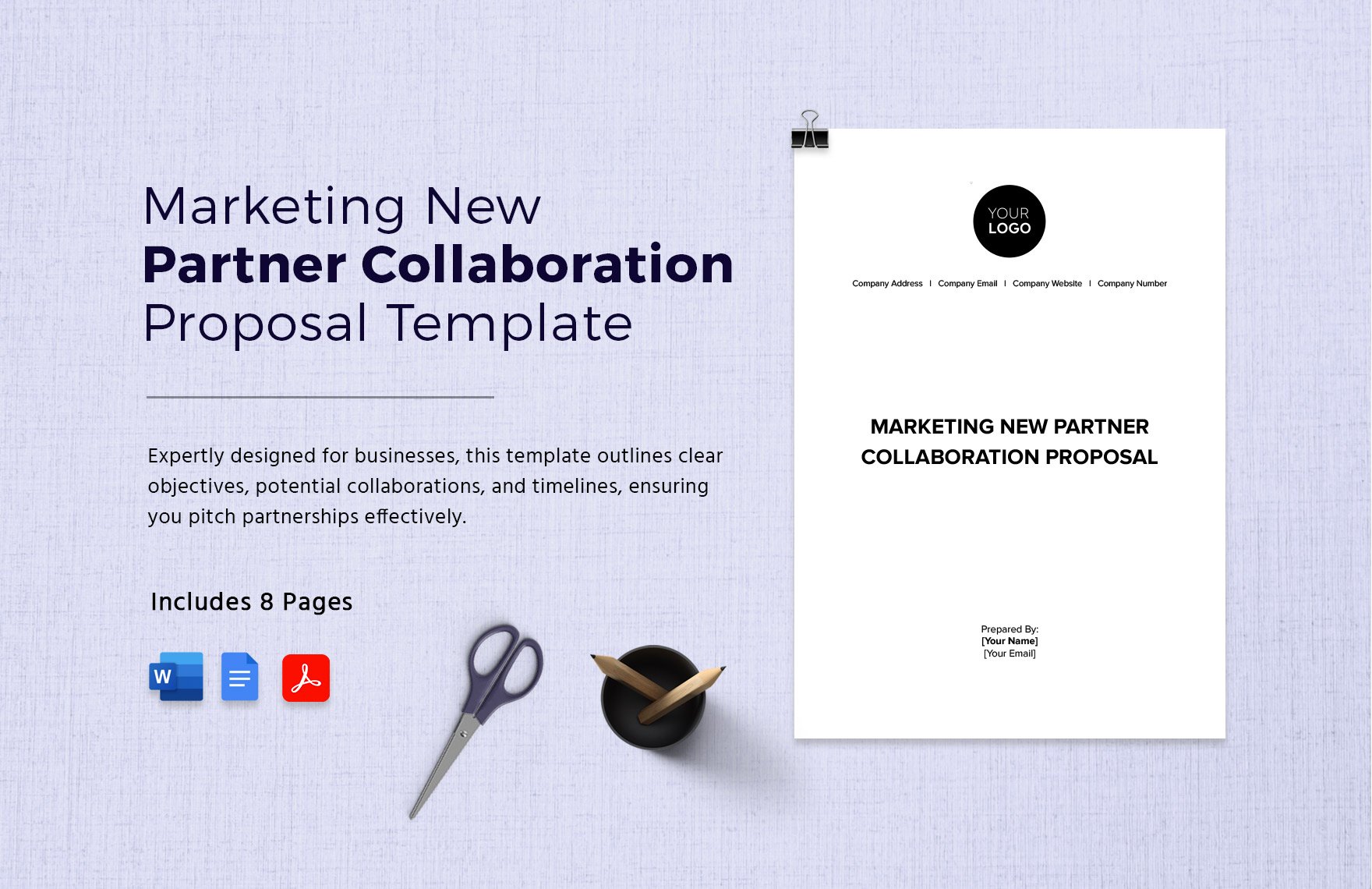 Marketing New Partner Collaboration Proposal Template