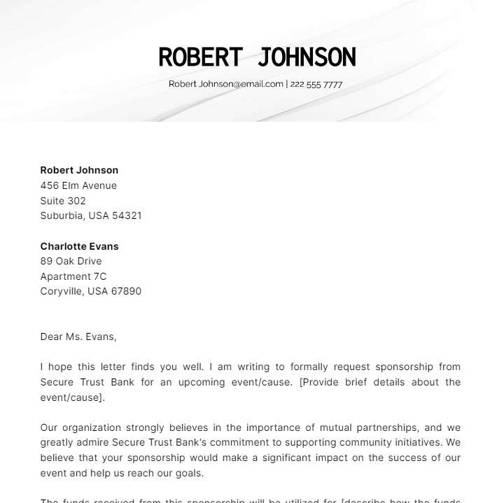 FREE Bank Letter Templates & Examples - Edit Online & Download