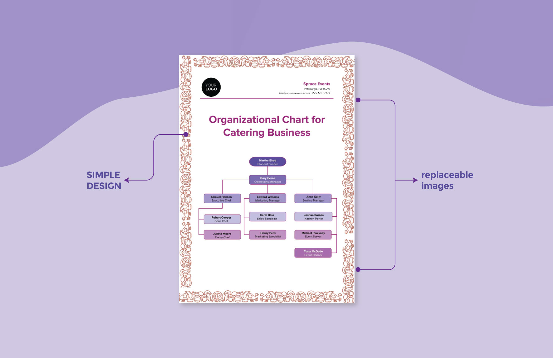 free-organizational-chart-for-catering-business-template-download-in-word-template