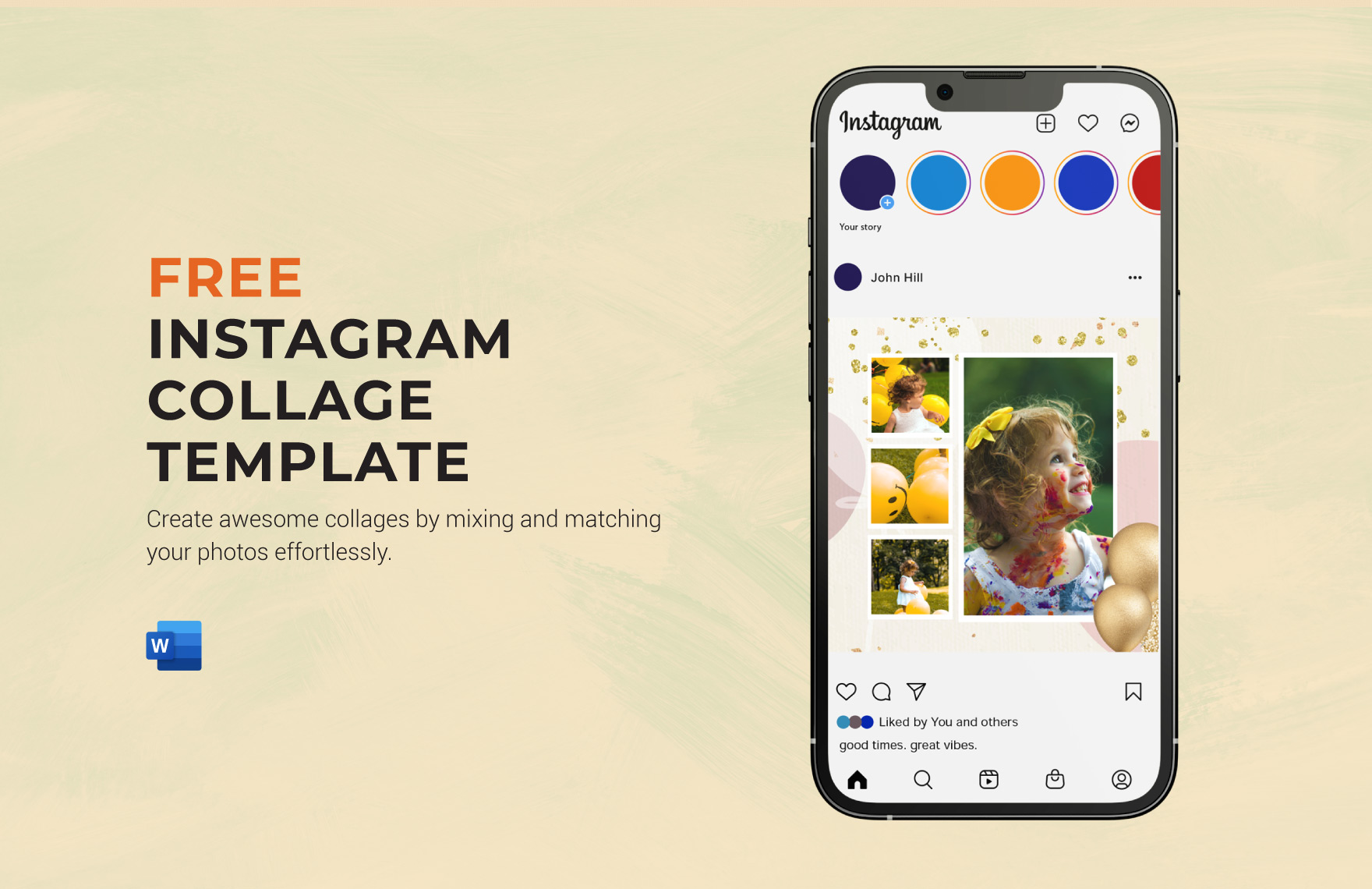 Instagram Collage Template