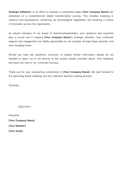 Free Printable Board Appointment Letter Template to Edit Online
